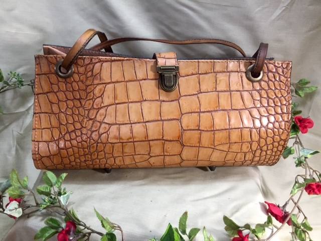 croc leather bags