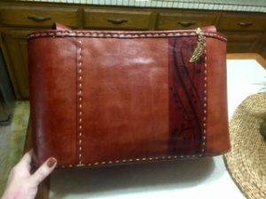 Hand made bag by Priddy Stitches.