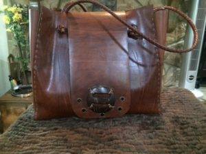 Hand made bag by Priddy Stitches.